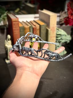Wolf tiara 3d model