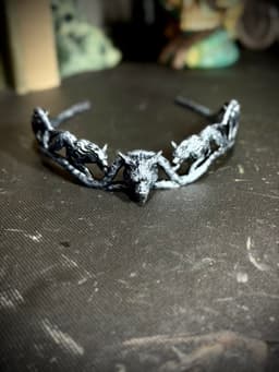Wolf tiara 3d model