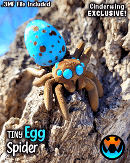Tiny Egg Spider 3d model