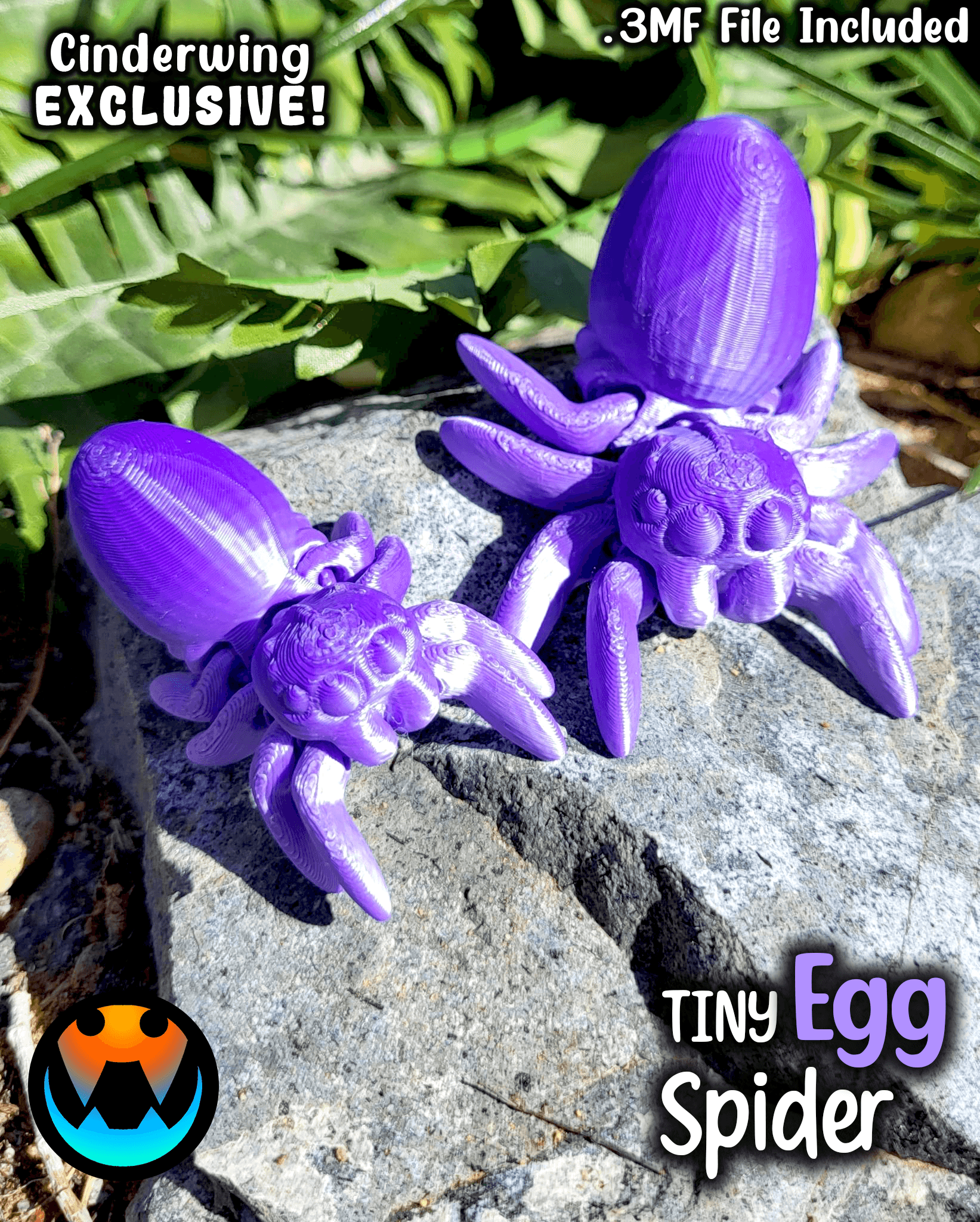 Tiny Egg Spider 3d model