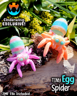 Tiny Egg Spider 3d model