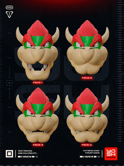 Mr. Steal Your Princess Mask 3D Printer STL 3d model