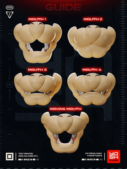 Mr. Steal Your Princess Mask 3D Printer STL 3d model