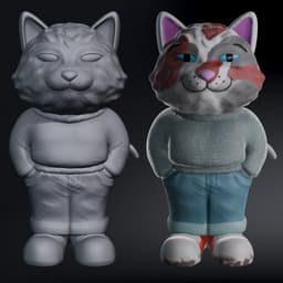 Chill Cat, Chill Guy Cat | Un Gato Chill De Cojones / AKA CHILL GUY Variant - CHILL DE COJONES 3d model