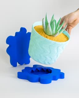 Chunky Puddle Drip Tray // 190mm 3d model
