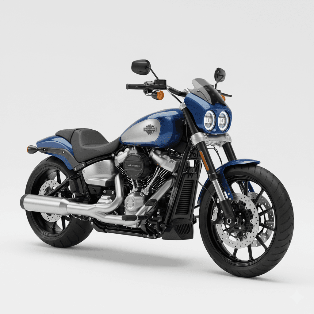 Harley Davidson Breakout Custom Cruiser Motorcycle 3d model