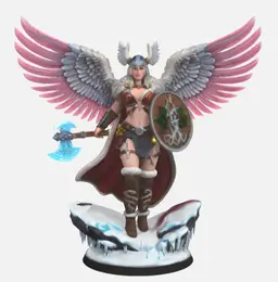 Shieldmaiden of the Solstice 3d model