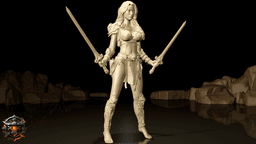Lyraxis Emberwolf of The Obsidian Circle - FREE 3d model