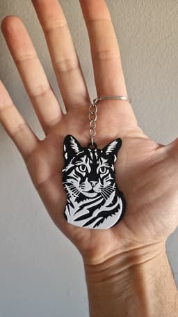 Bengal keychain 3d model