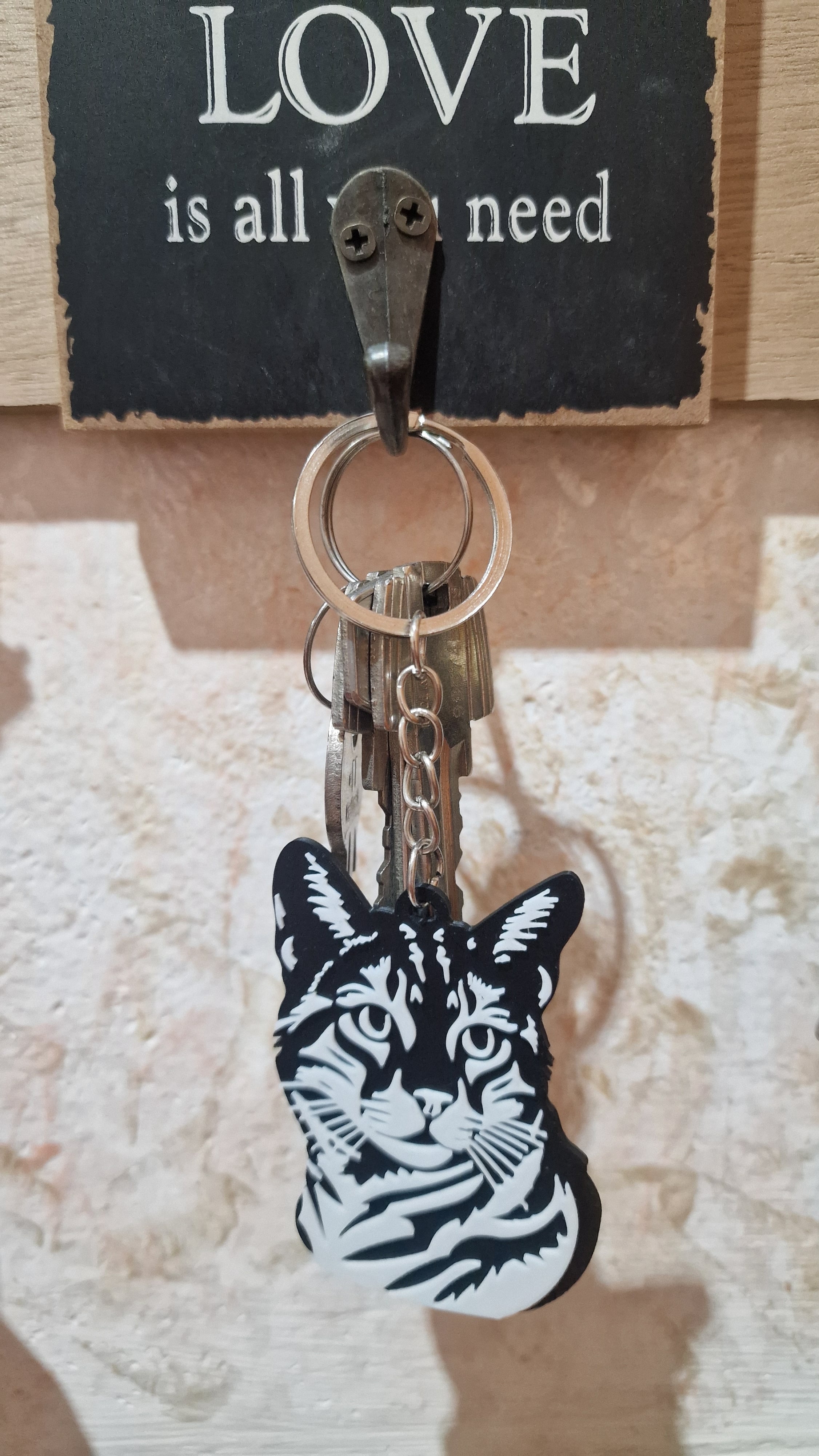 Bengal keychain 3d model