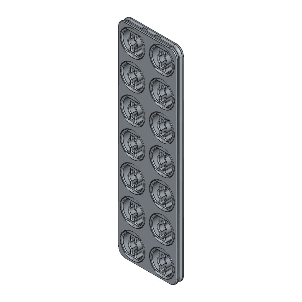 D-LOCK_PANEL.2X7-L 3d model