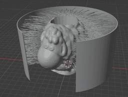 Hairy sheep Harry.stl 3d model