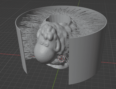Hairy sheep Harry.stl 3d model