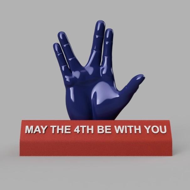 MAY THE 4TH BE WITH YOU 3d model