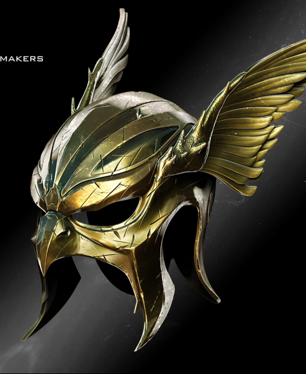 Hawkman helmet 3d model