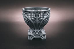 BioMech Fruit Bowl (Pre Supported) 3d model