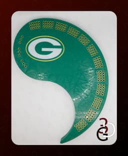 Yin Yang Cribbage Board - Green Bay Packers 3d model