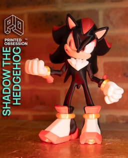 Shadow the hedgehog - Sonic - Fan Art - Full Color - NO AMS 3d model