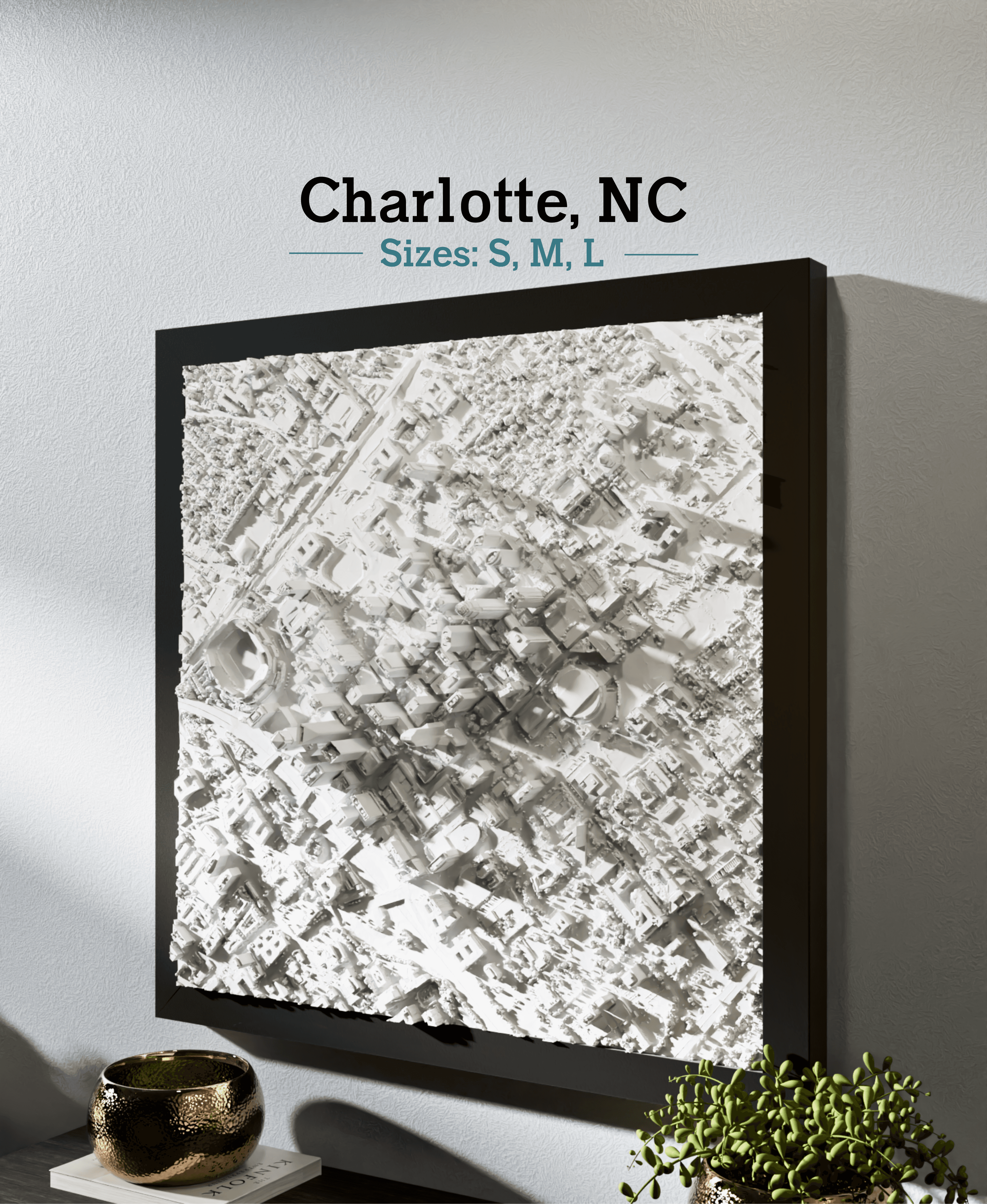 Charlotte, NC - S, M, L, & XL 3d model