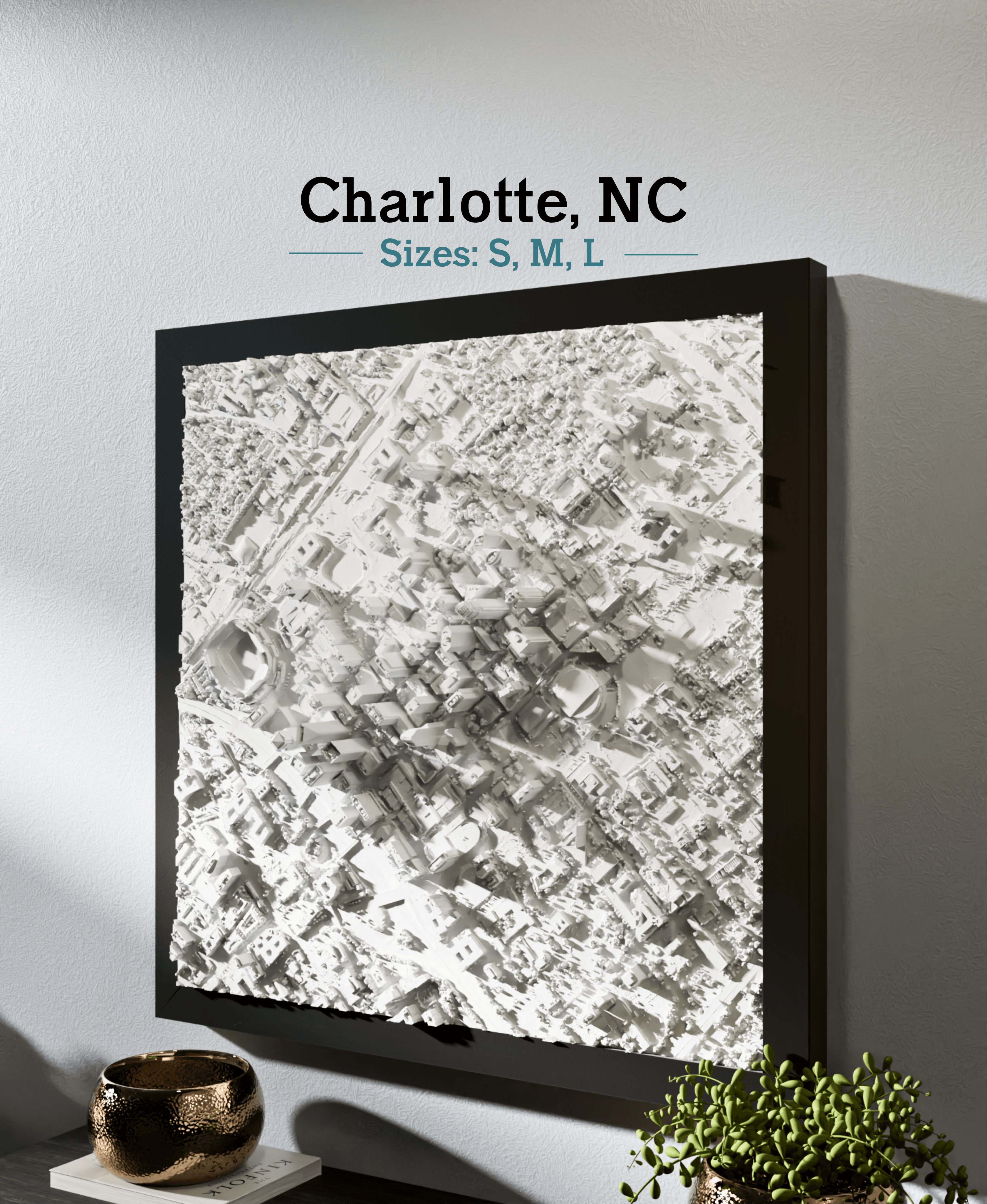 Charlotte, NC - S, M, L, & XL 3d model