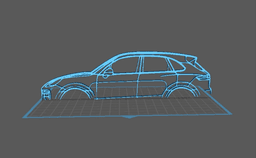 Porsche - Cayenne Wall Art 3d model