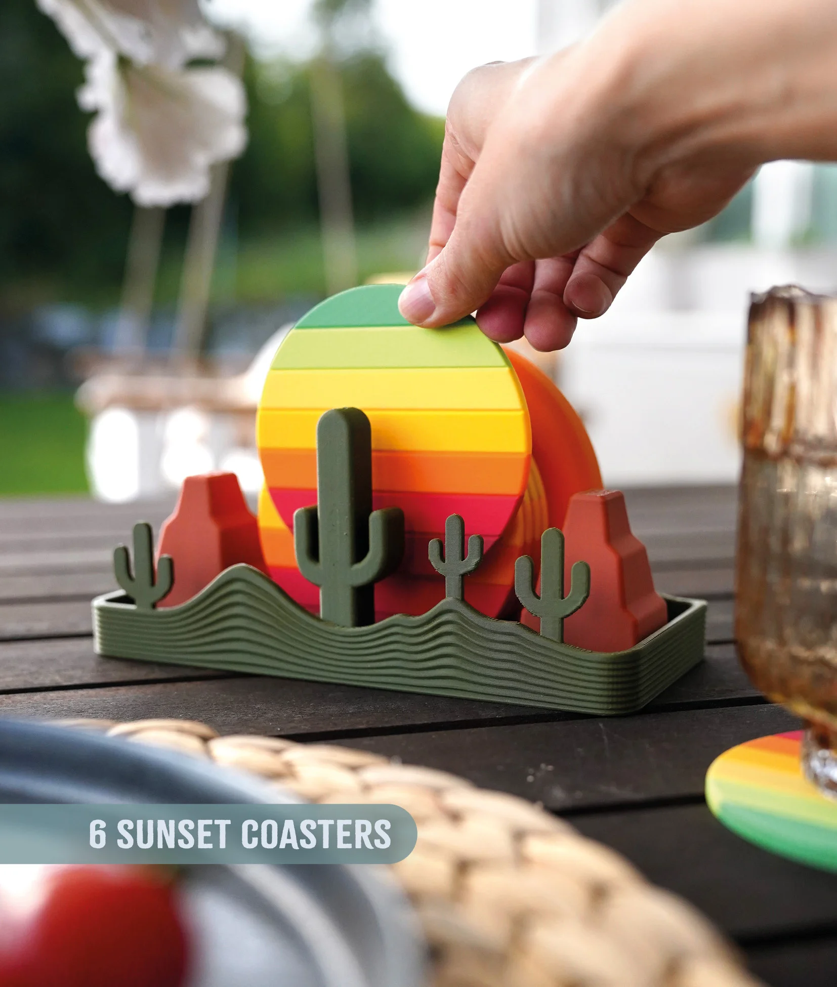 Sundowner Coaster Set 3d model