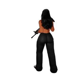Insurgent Fighter Woman v2 3d model