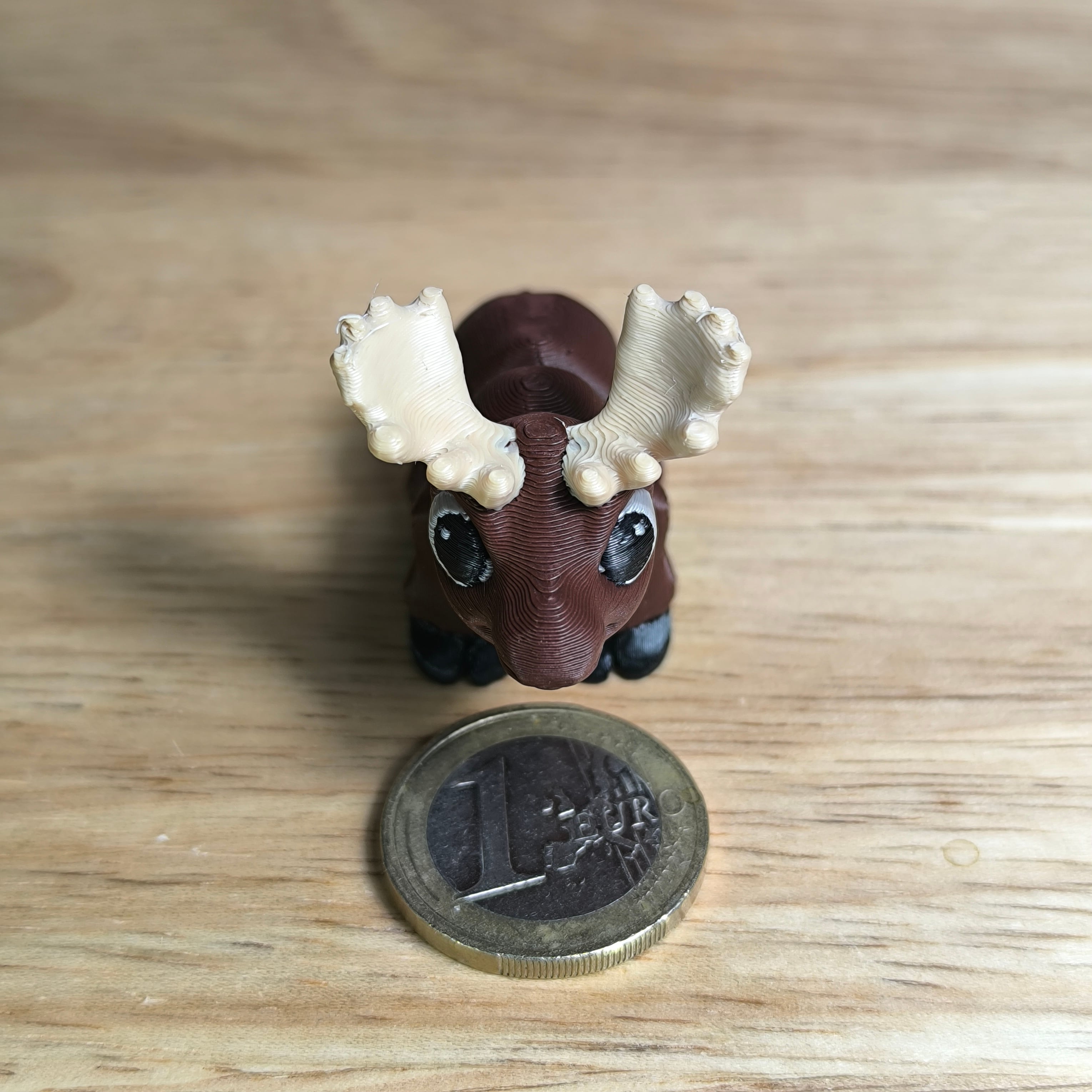 Matte PLA for Body, repainted the eyes