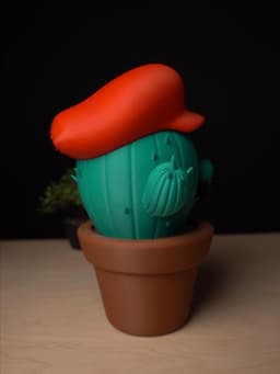 Mario Cactus Container 3d model