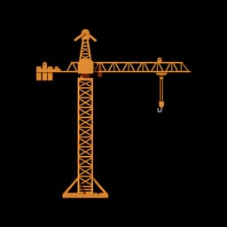 3D Printable Construction Crane – Detailed Industrial Model for Display & Projects 3d model