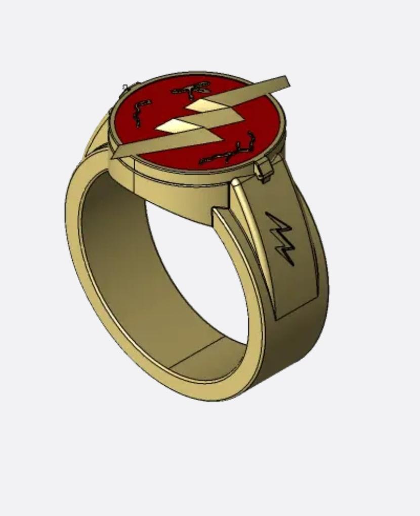 The Flash Ring  3d model