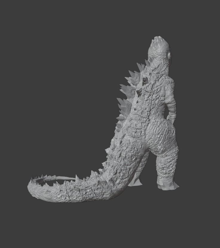 Rockzilla (Godzilla + The Rock) - Support Free 3d model