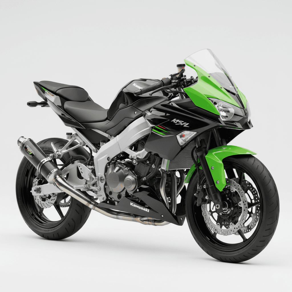 Kawasaki NinjaRRZX150 Racing Motorcycle 3d model