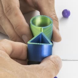 Ambiguous Circle to Triangle Illusion 3d model