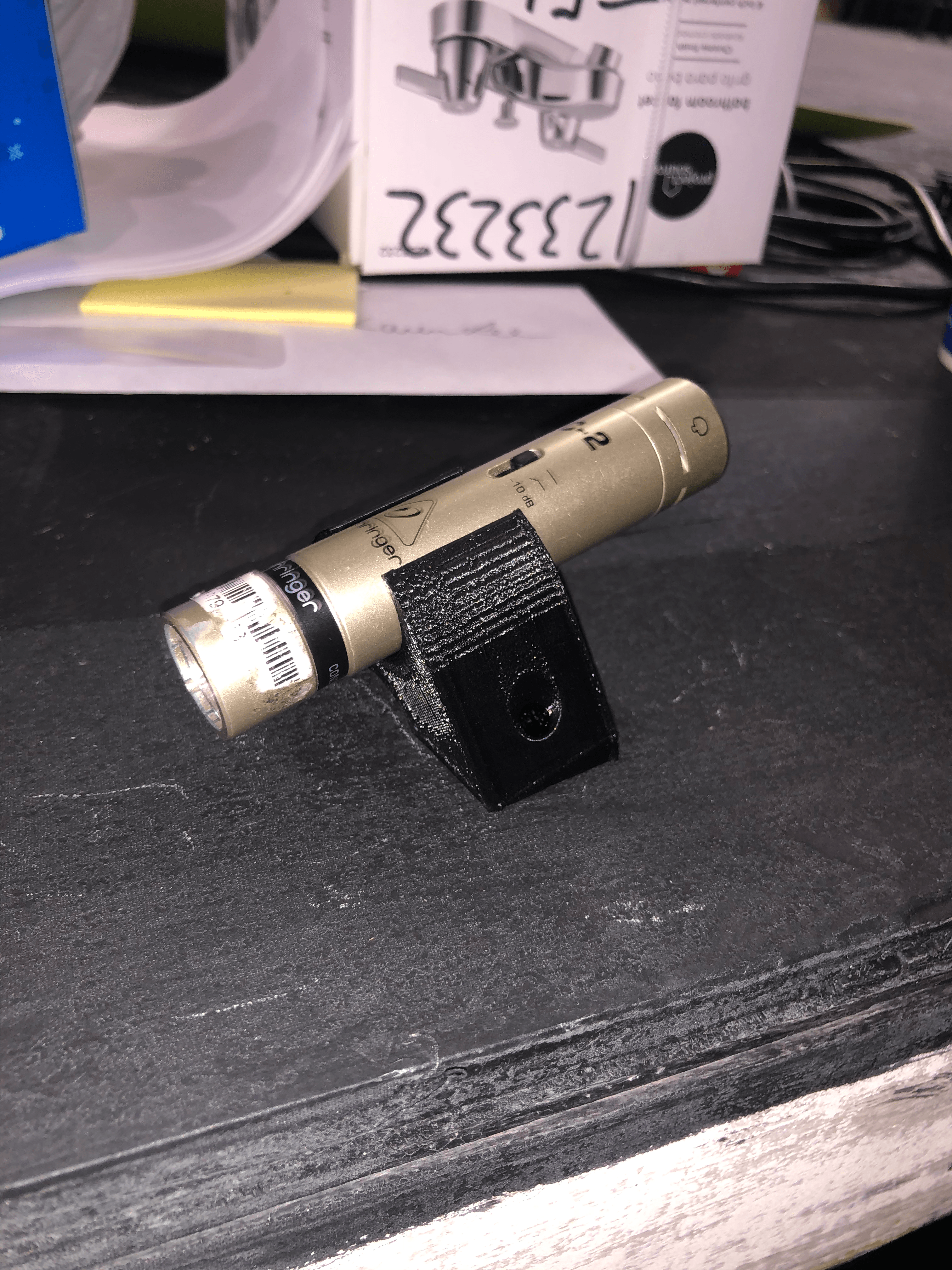 Behringer c-2 mic mount v1.stl 3d model