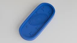 Galaxy Swirl Tray – Space-Inspired Jewelry Dish 3d model