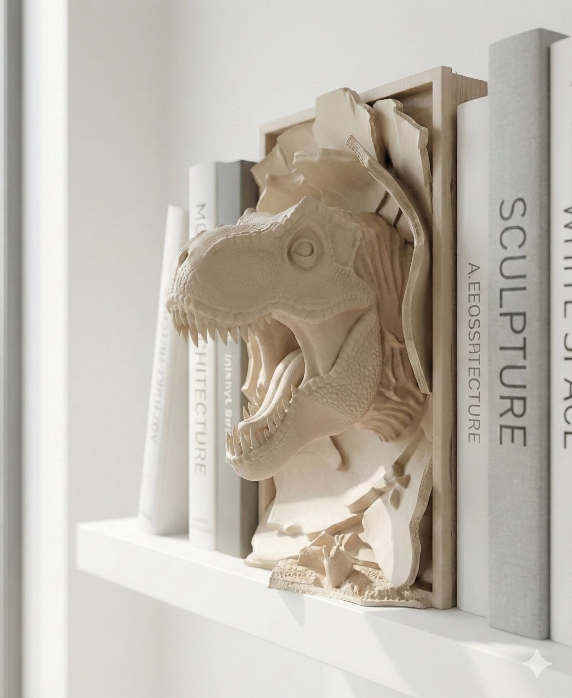 T-Rex Book Nook Insert 3d model