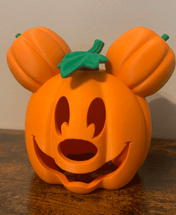 Mickey Mouse Jack-O-Lantern 3d model
