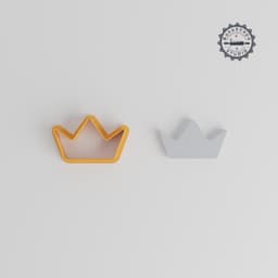 Crown Shape Cutter Set, 18 Sizes for Cookies, Fondant & Clay, Royal Jewelry Royalty Theme PRODUCT_105 3d model