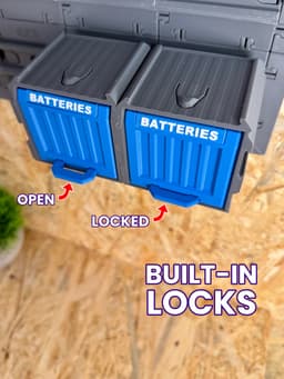 Cargo Containers: Battery Storage 3d model
