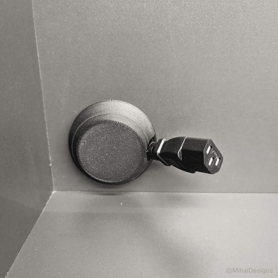 Cable desk grommet 62mm 3d model