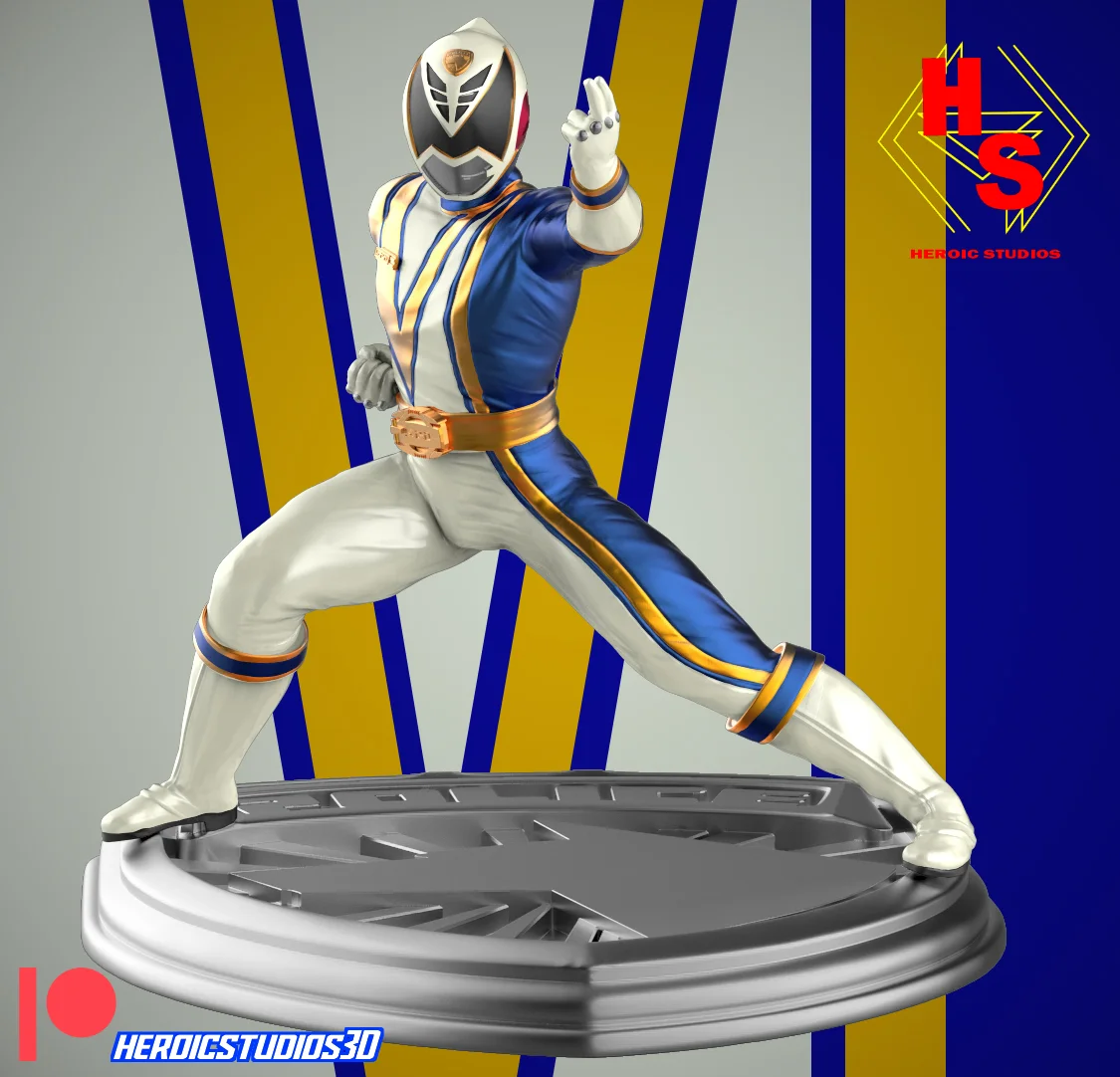 SPD Omega Ranger Statue 3d model