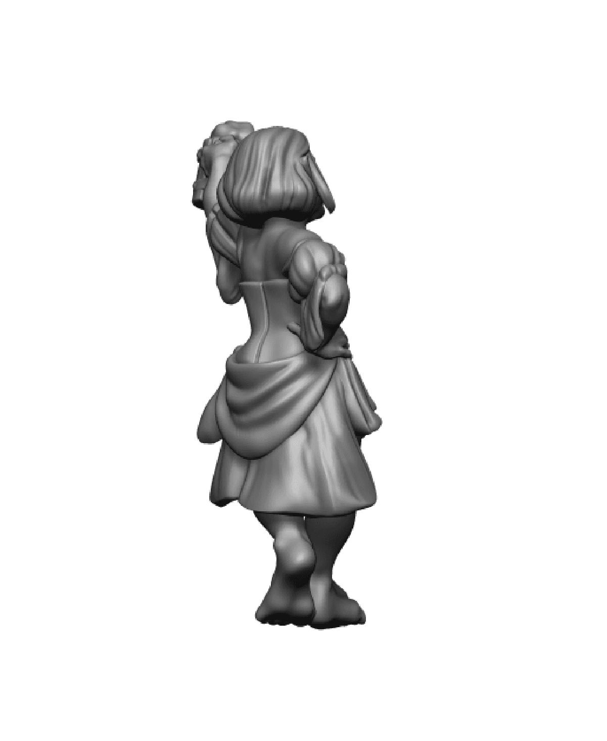 Nora, Halfling Barmaid [Pre-Supported]  3d model