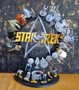 Star Trek BlueBrixx Adventskalender Display 3d model