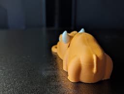 Bull Flexi Keychain 3d model