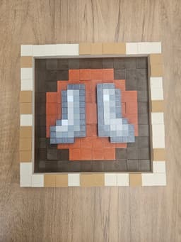 Minecraft Iron Boots (NO AMS Needed) 3d model