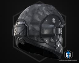 HD2 Shadow Paragon Helmet - 3D Print Files 3d model