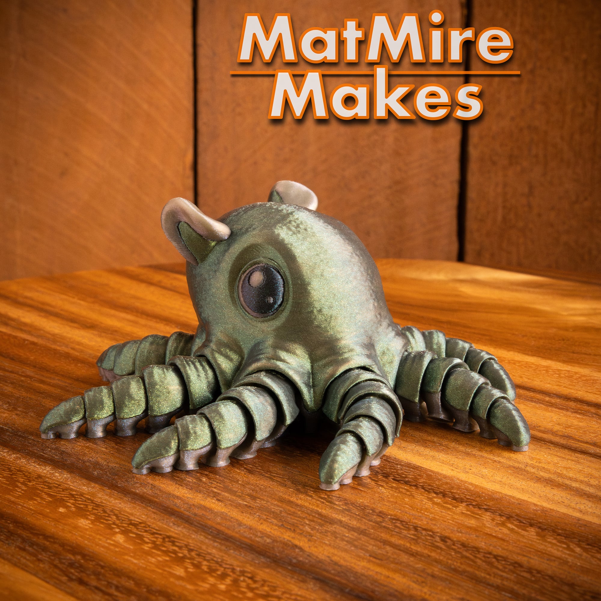 Flapjack Octopus - Articulated Figure 3d model