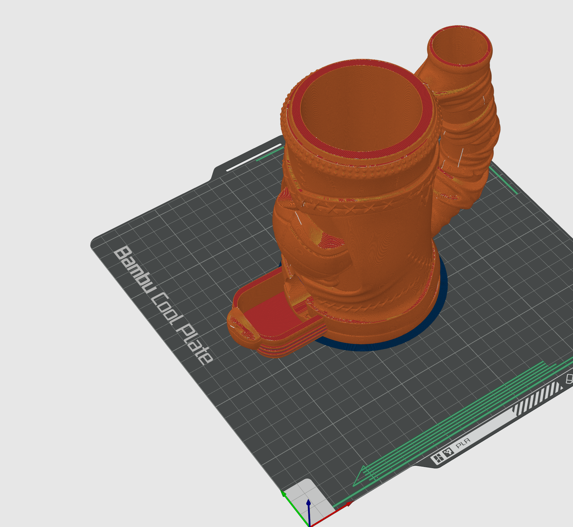Assassin Dice Tower Mug 3d model