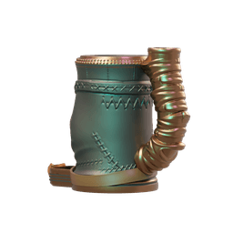 Assassin Dice Tower Mug 3d model